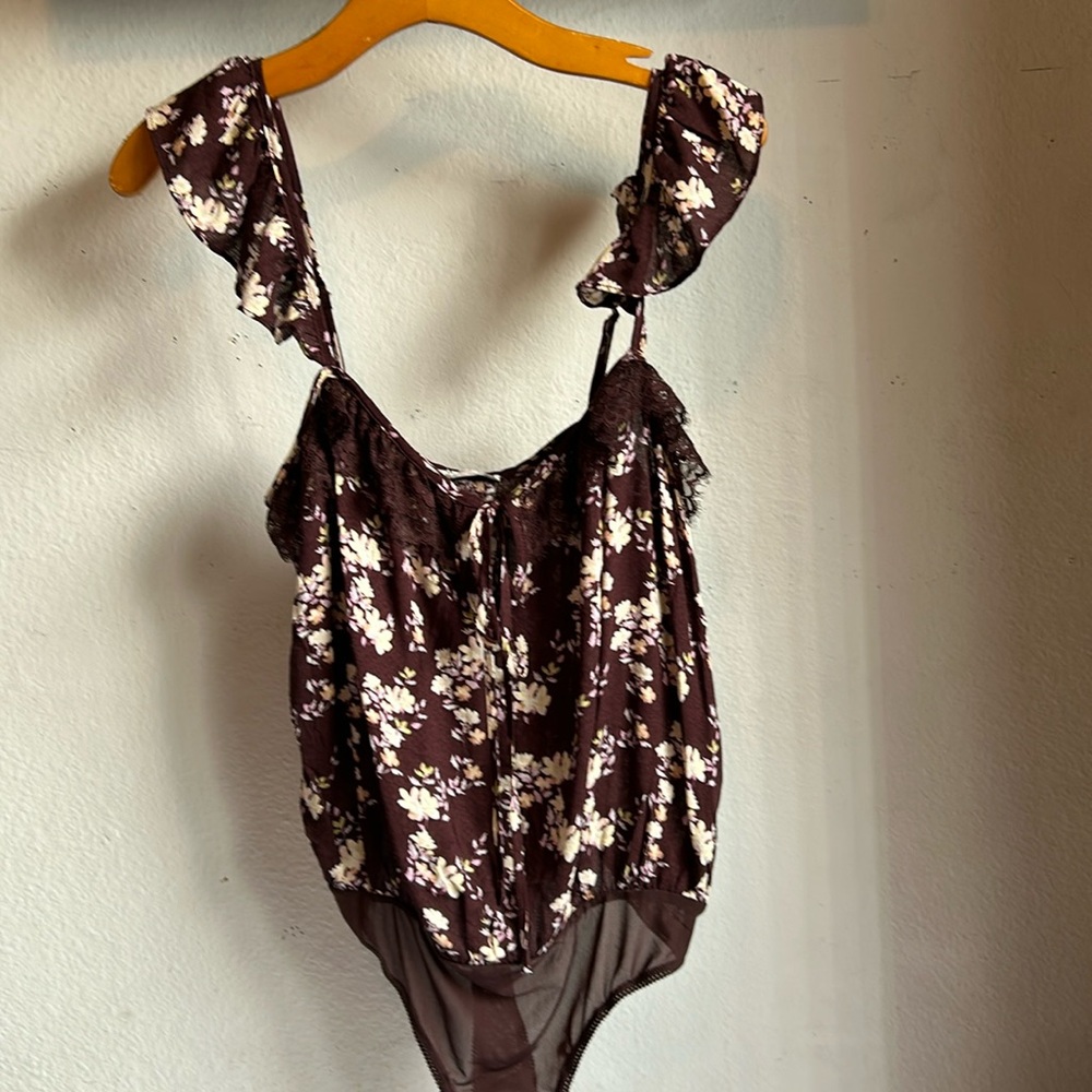 FP Intimately Flowery tank body suit Size S